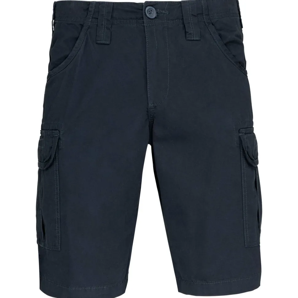 Kariban K766 - Bermuda Homme Multi-Poches en Coton Lavé