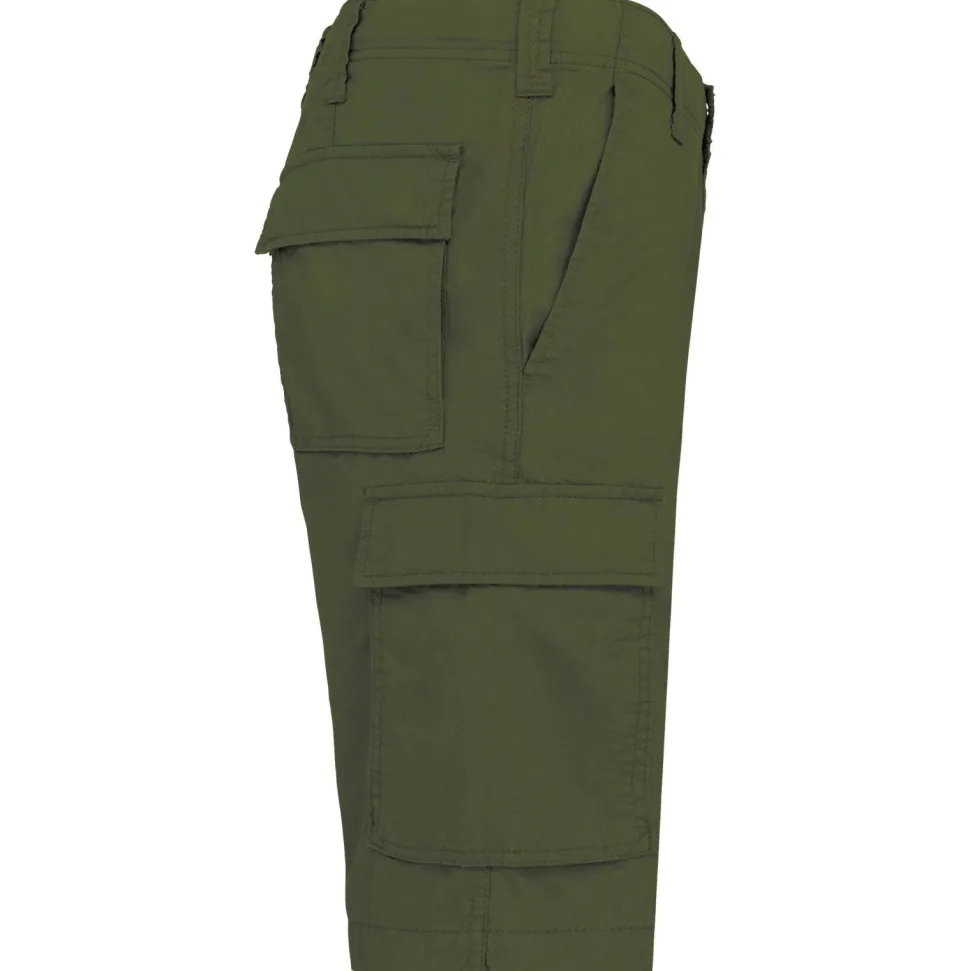 Kariban K755 - Bermuda léger multipoches homme