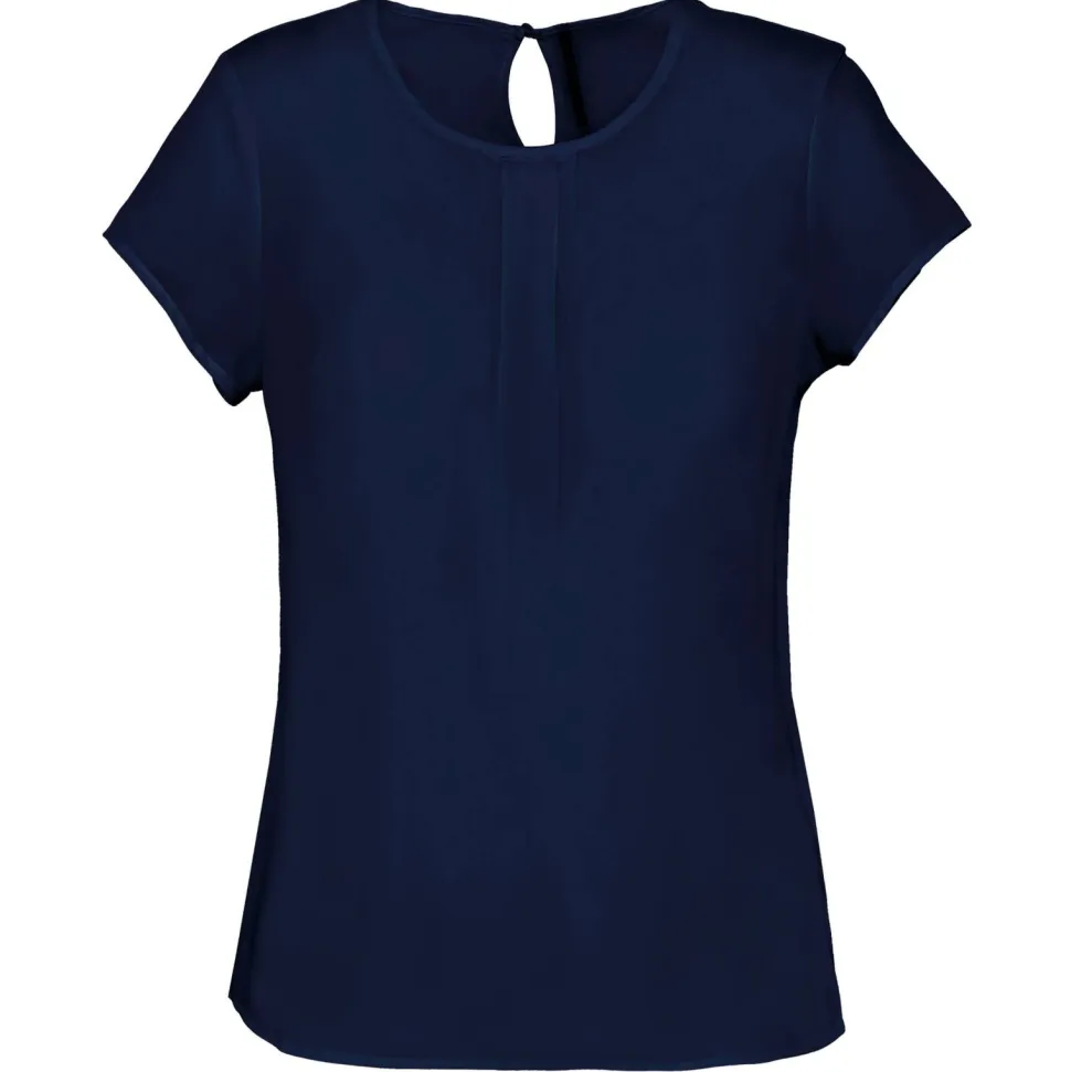 Kariban K5002 - Blouse crêpe manches courtes femme