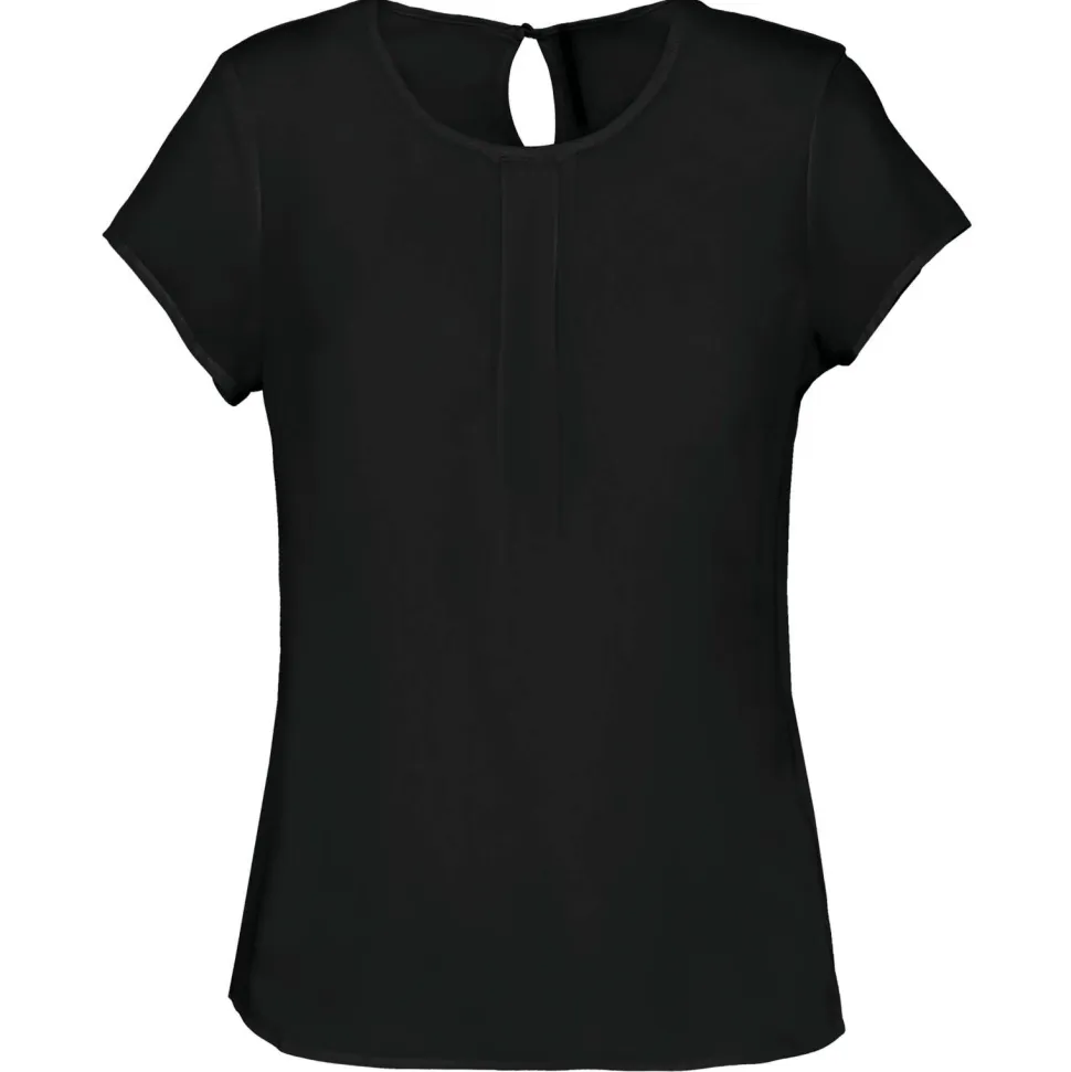 Kariban K5002 - Blouse crêpe manches courtes femme