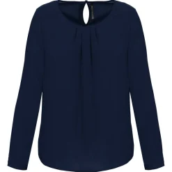 Kariban K5003 - Blouse crêpe manches longues femme