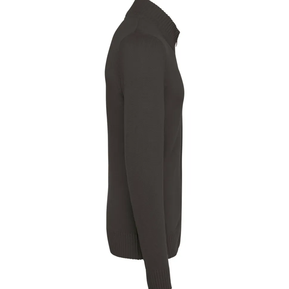 Kariban K971 - Cardigan Homme à Zip Complet en Coton Élégant