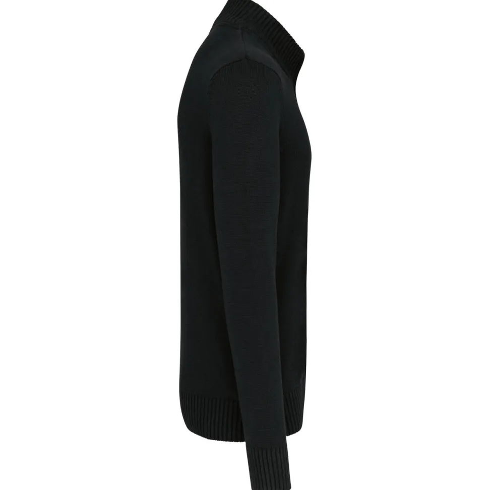 Kariban K971 - Cardigan Homme à Zip Complet en Coton Élégant