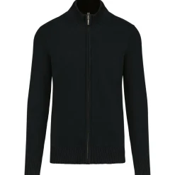 Kariban K971 - Cardigan Homme à Zip Complet en Coton Élégant