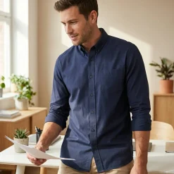 Kariban K586 - Chemise coton manches longues Nevada homme
