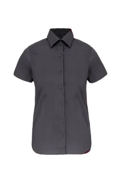 Kariban K532 - CHEMISE COTON/ÉLASTHANNE MANCHES COURTES FEMME