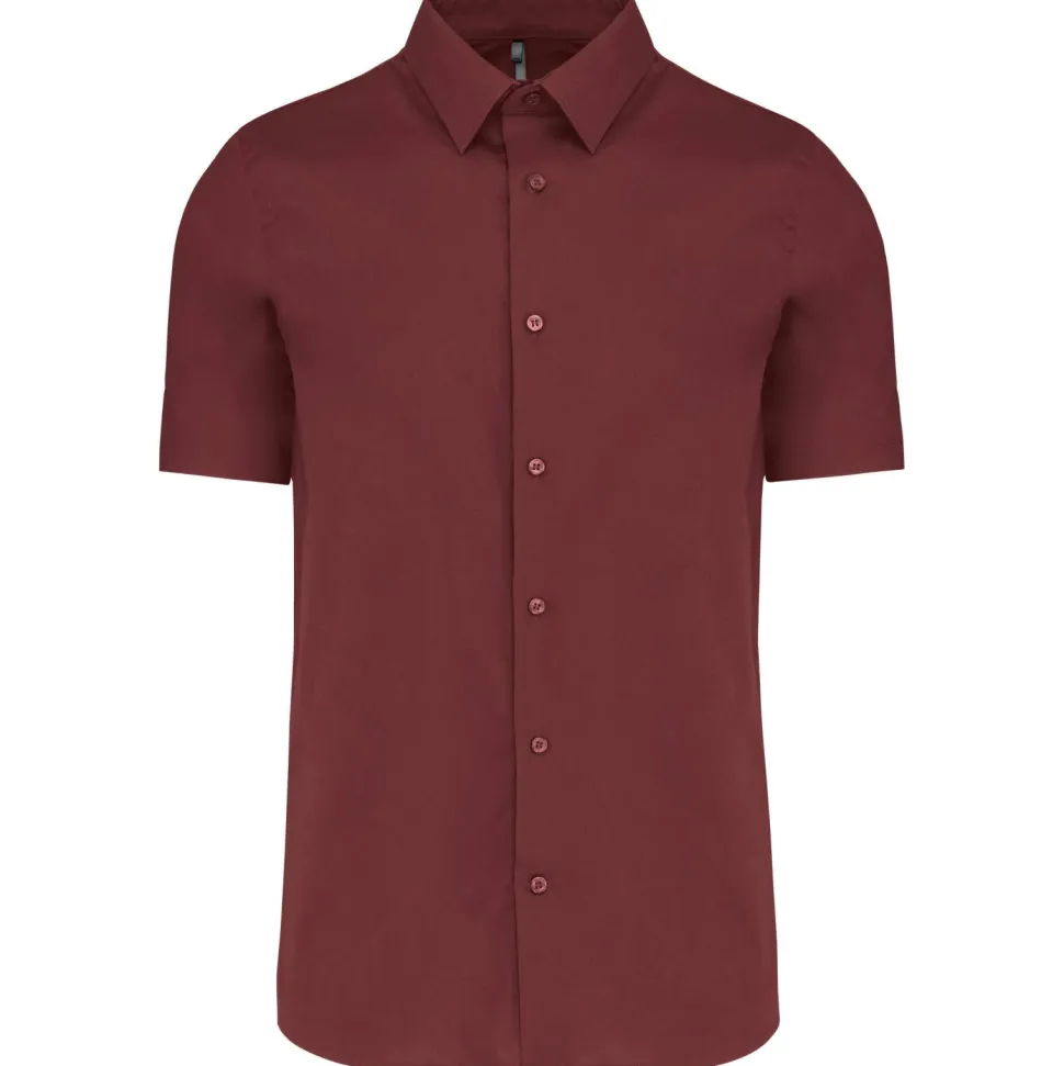 Kariban K531 - CHEMISE COTON/ÉLASTHANNE MANCHES COURTES