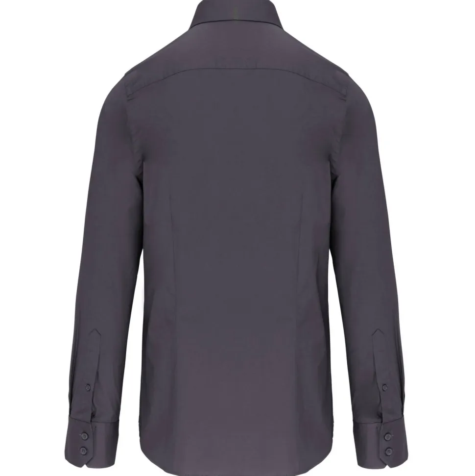 Kariban K529 - CHEMISE COTON/ÉLASTHANNE MANCHES LONGUES