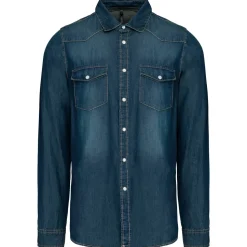 Kariban K519 - CHEMISE DENIM MANCHES LONGUES