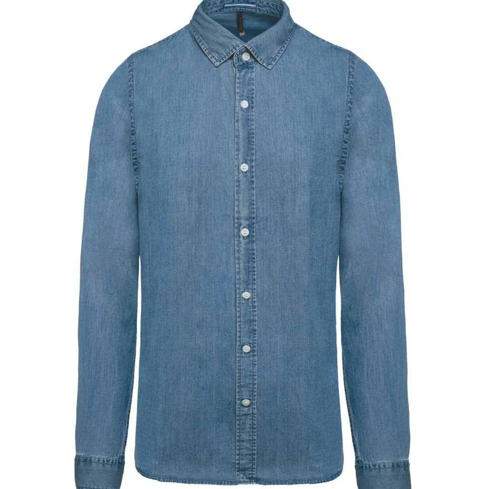 Kariban K512 - Chemise Homme Effet Denim Unique et Confortable