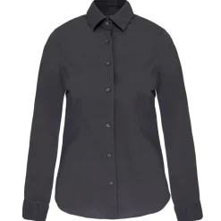 Kariban K530 - CHEMISE MANCHES LONGUES COTON/ÉLASTHANNE FEMME