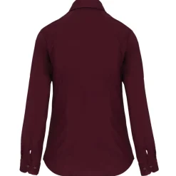 Kariban K530 - CHEMISE MANCHES LONGUES COTON/ÉLASTHANNE FEMME