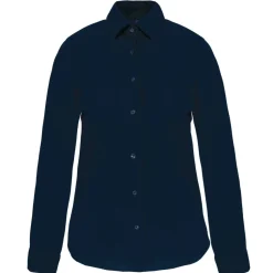 Kariban K530 - CHEMISE MANCHES LONGUES COTON/ÉLASTHANNE FEMME