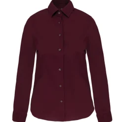 Kariban K530 - CHEMISE MANCHES LONGUES COTON/ÉLASTHANNE FEMME
