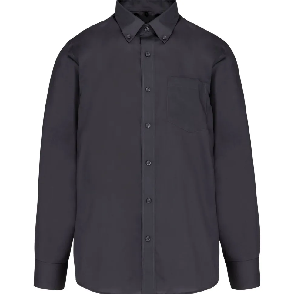Kariban K537 - CHEMISE MANCHES LONGUES SANS REPASSAGE