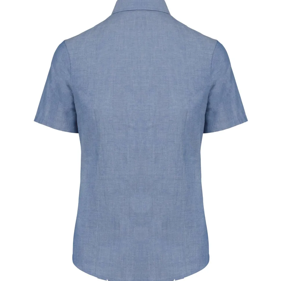 Kariban K536 - CHEMISE OXFORD MANCHES COURTES FEMME