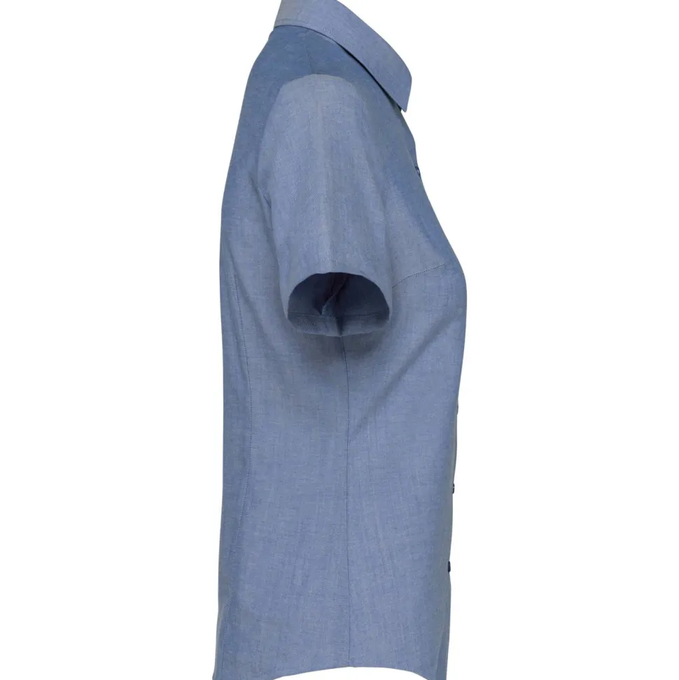 Kariban K536 - CHEMISE OXFORD MANCHES COURTES FEMME