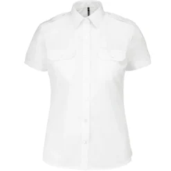 Kariban K504 - Chemise pilote manches courtes femme