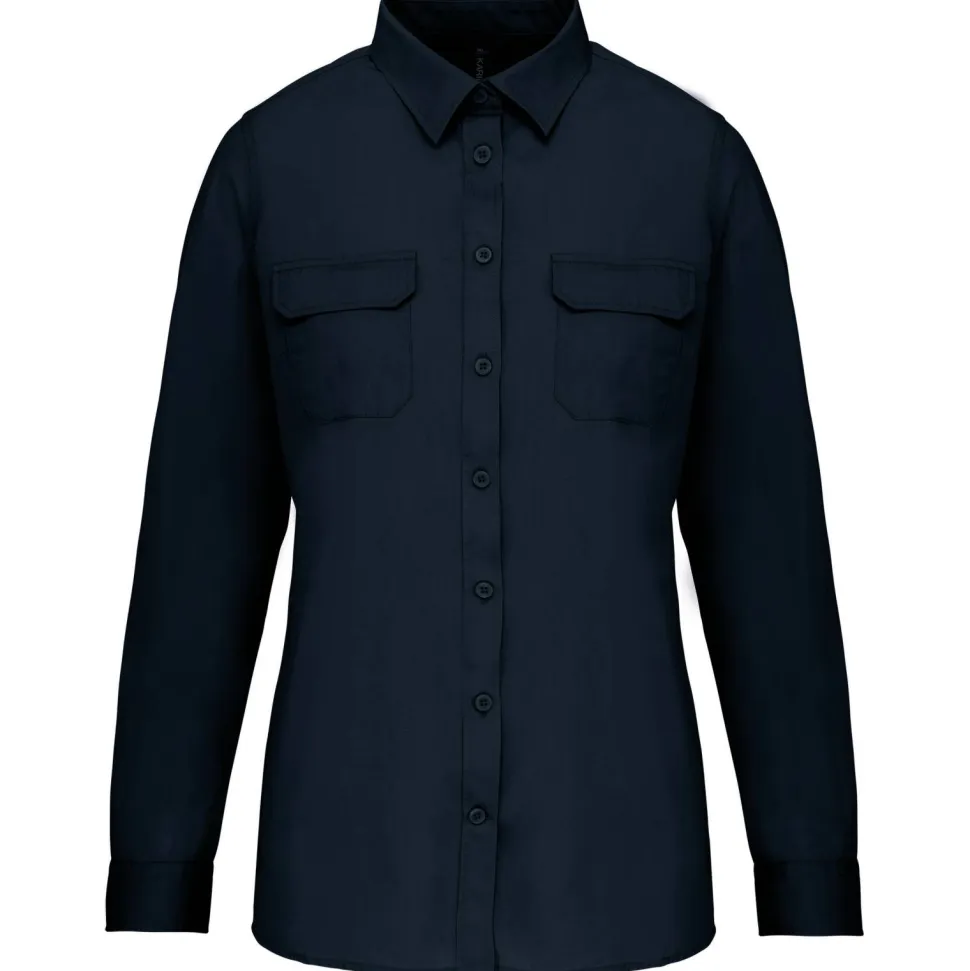 Kariban K591 - Chemise safari manches longues femme