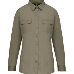 Kariban K591 - Chemise safari manches longues femme