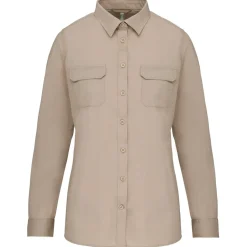 Kariban K591 - Chemise safari manches longues femme
