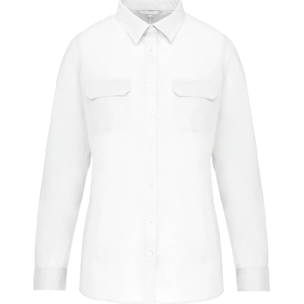 Kariban K591 - Chemise safari manches longues femme