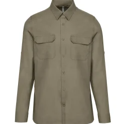 Kariban K590 - Chemise safari manches longues homme