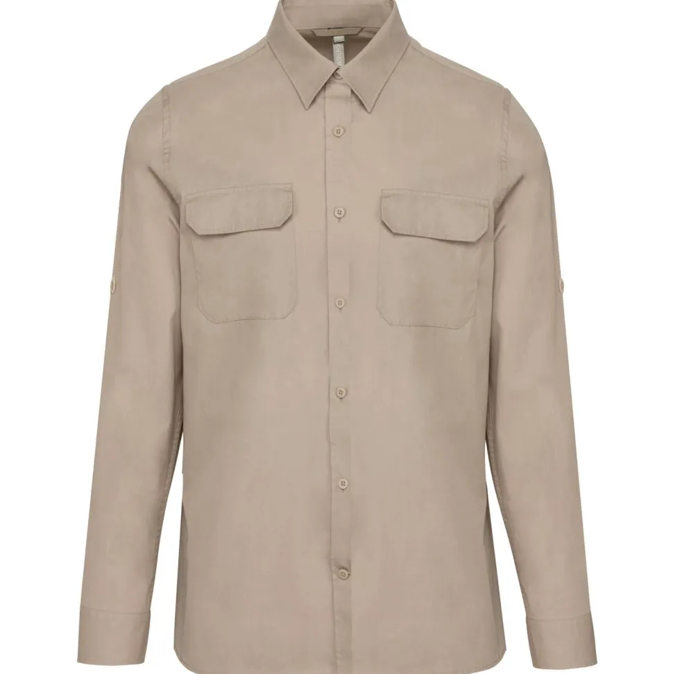 Kariban K590 - Chemise safari manches longues homme