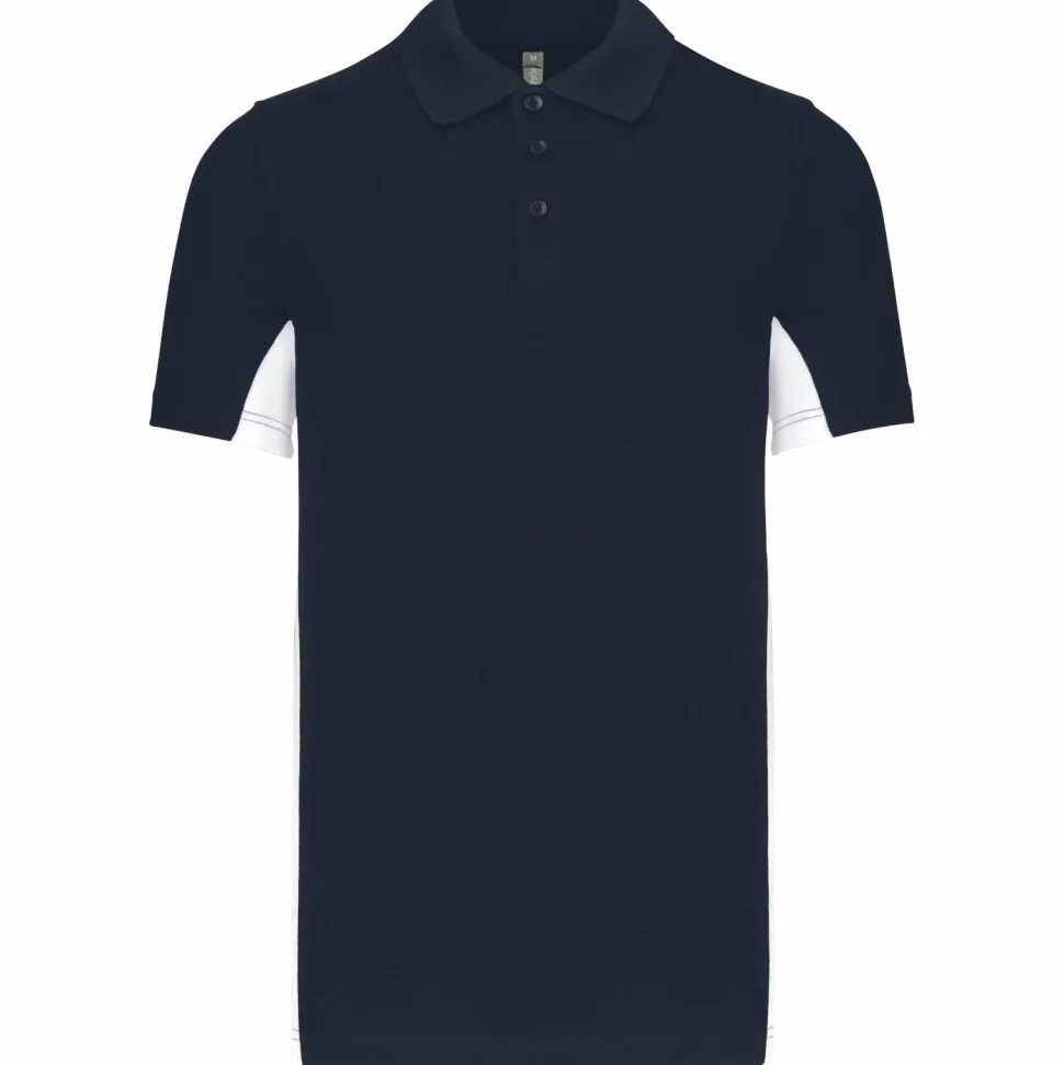 Kariban K232 - FLAG > POLO BICOLORE MANCHES COURTES