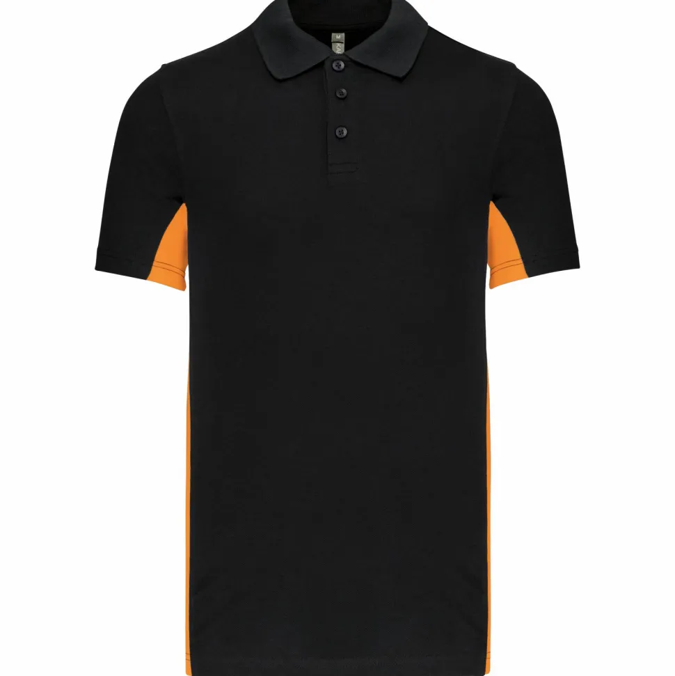 Kariban K232 - FLAG > POLO BICOLORE MANCHES COURTES