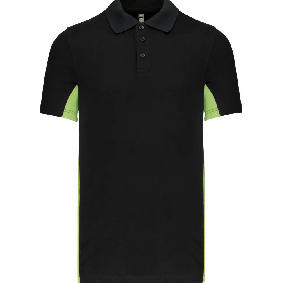 Kariban K232 - FLAG > POLO BICOLORE MANCHES COURTES