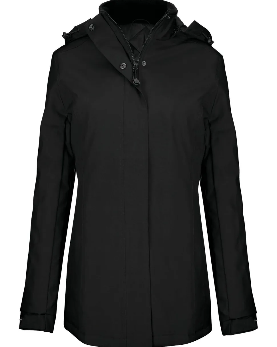 Kariban K6108 - Parka Femme Élégante avec Capuche Amovible