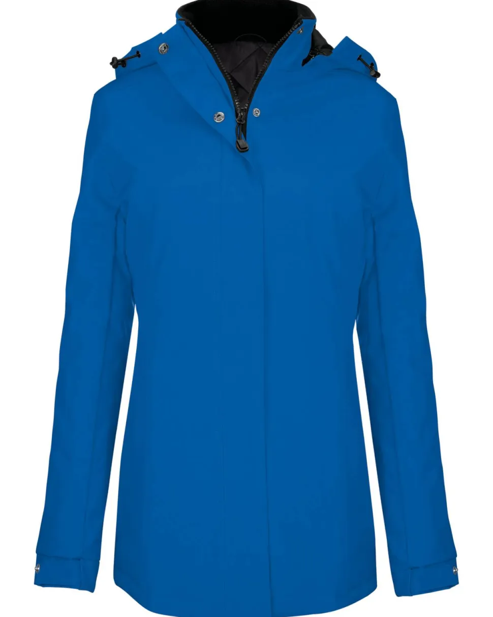 Kariban K6108 - Parka Femme Élégante avec Capuche Amovible