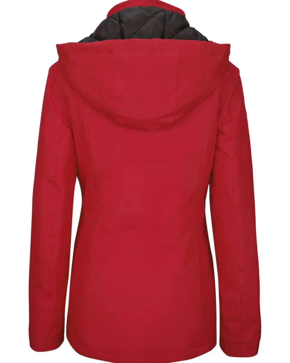 Kariban K6108 - Parka Femme Élégante avec Capuche Amovible