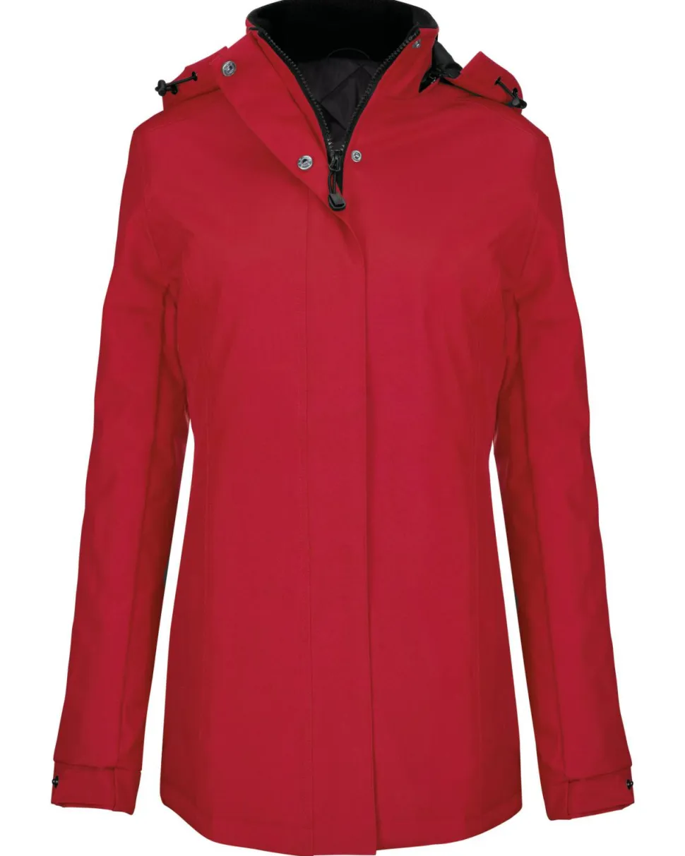 Kariban K6108 - Parka Femme Élégante avec Capuche Amovible