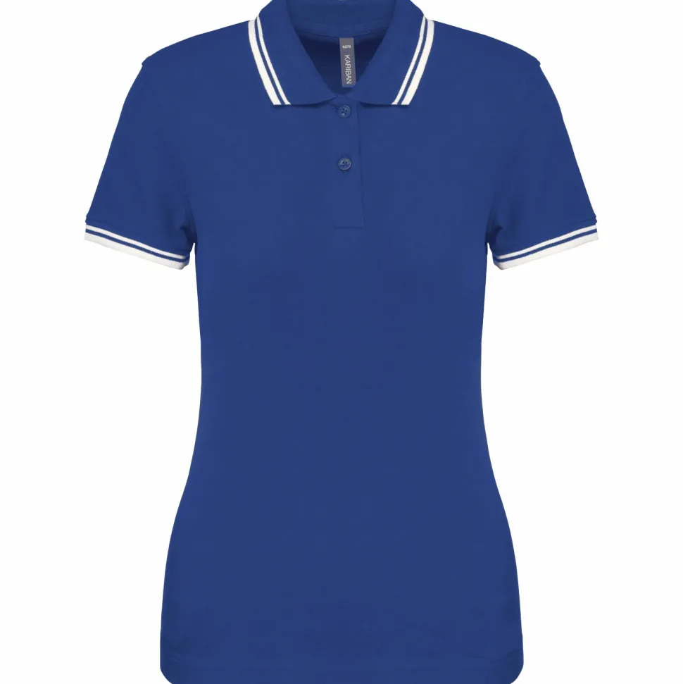Kariban K273 - Polo femme manches courtes à rayures