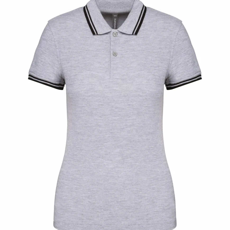 Kariban K273 - Polo femme manches courtes à rayures