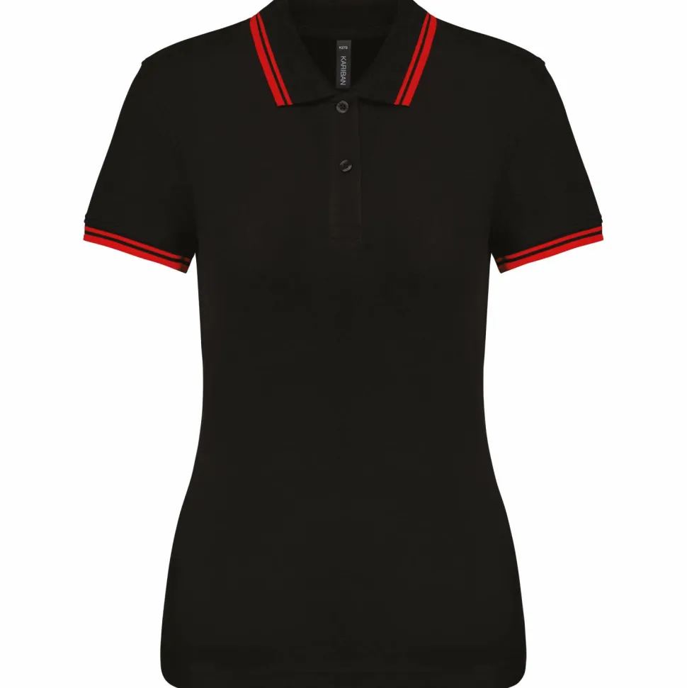 Kariban K273 - Polo femme manches courtes à rayures