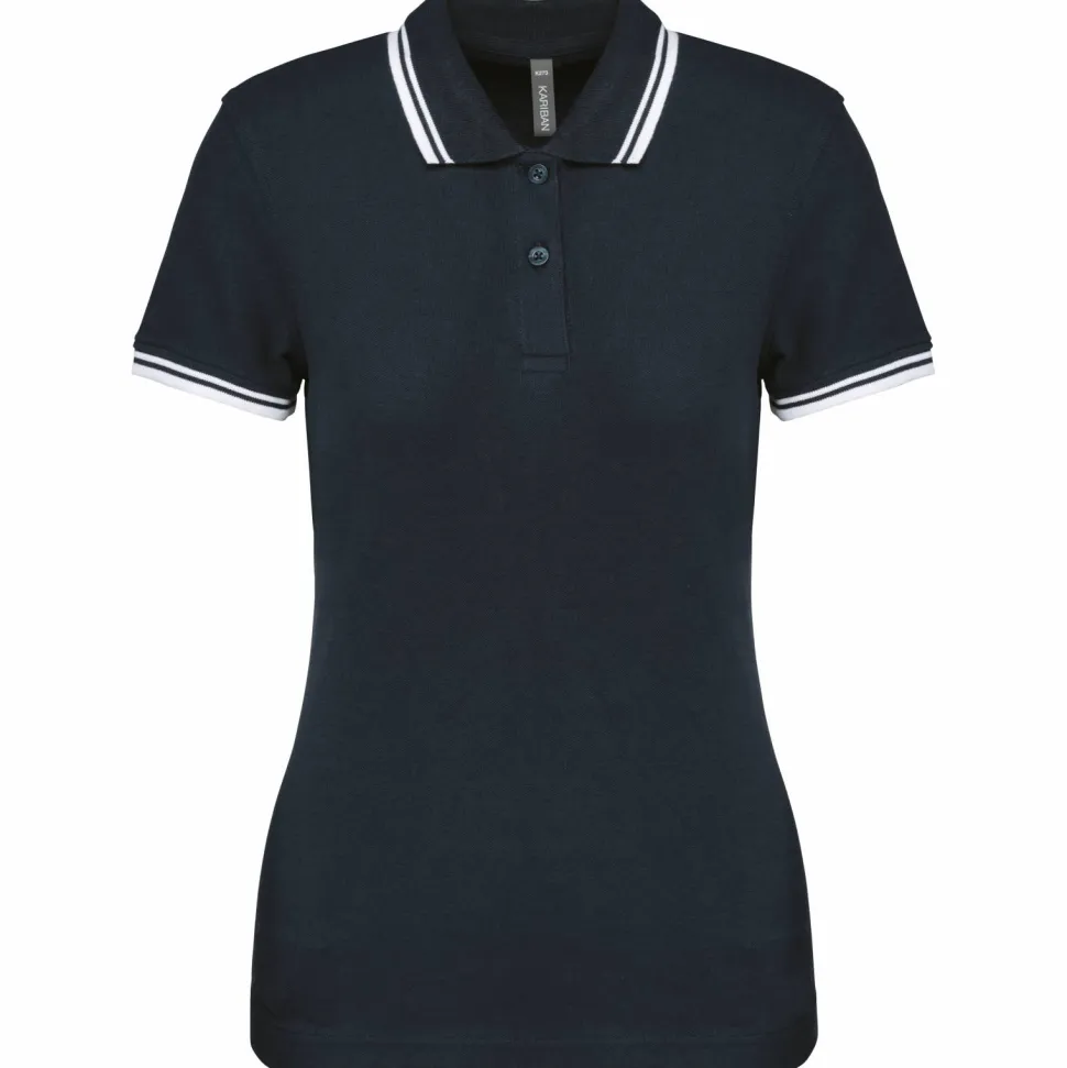 Kariban K273 - Polo femme manches courtes à rayures