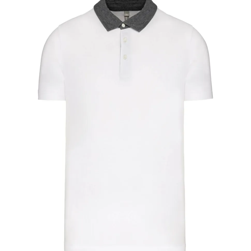 Kariban K260 - Polo jersey bicolore homme