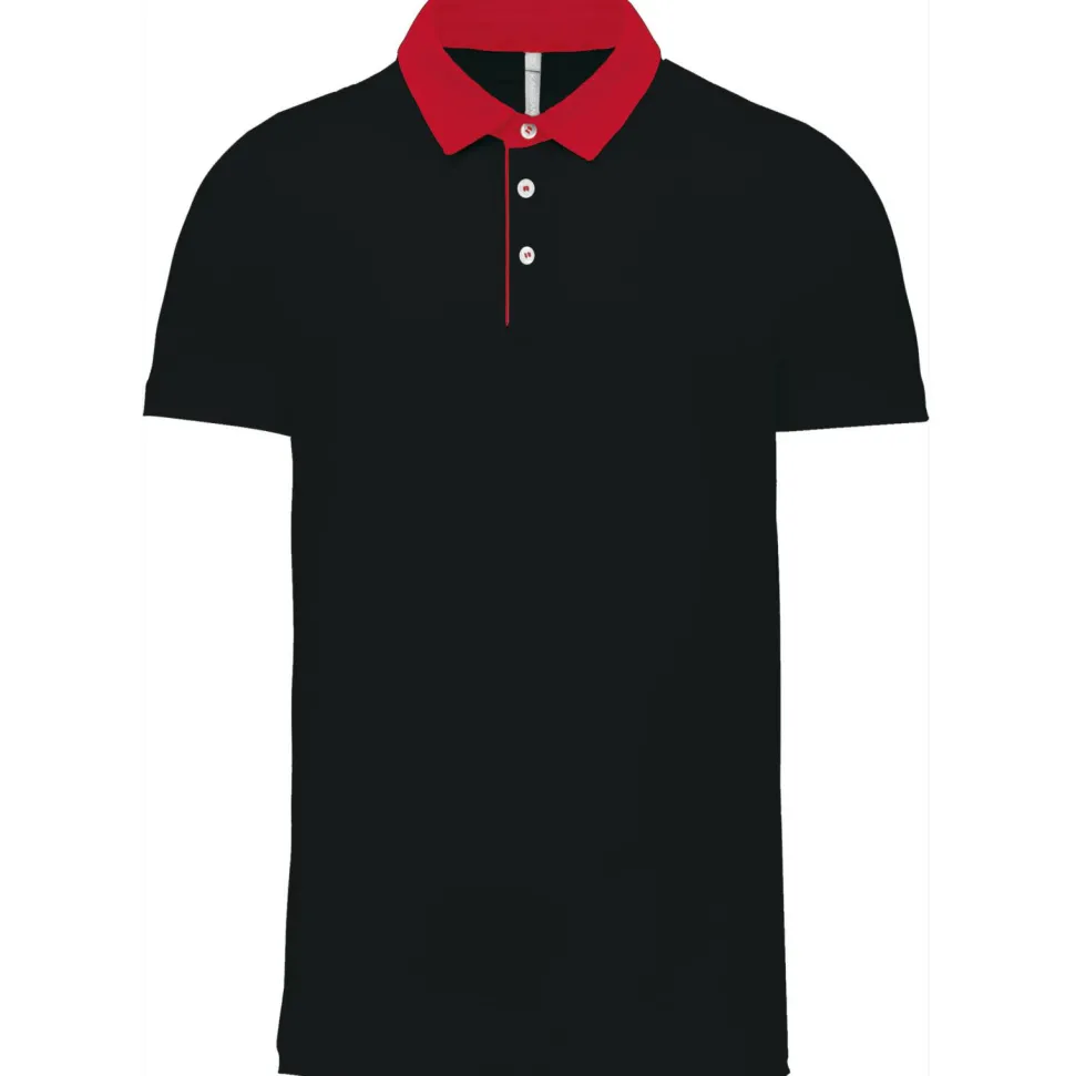 Kariban K260 - Polo jersey bicolore homme