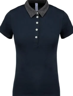 Kariban K261 - Polo jersey bicolore femme