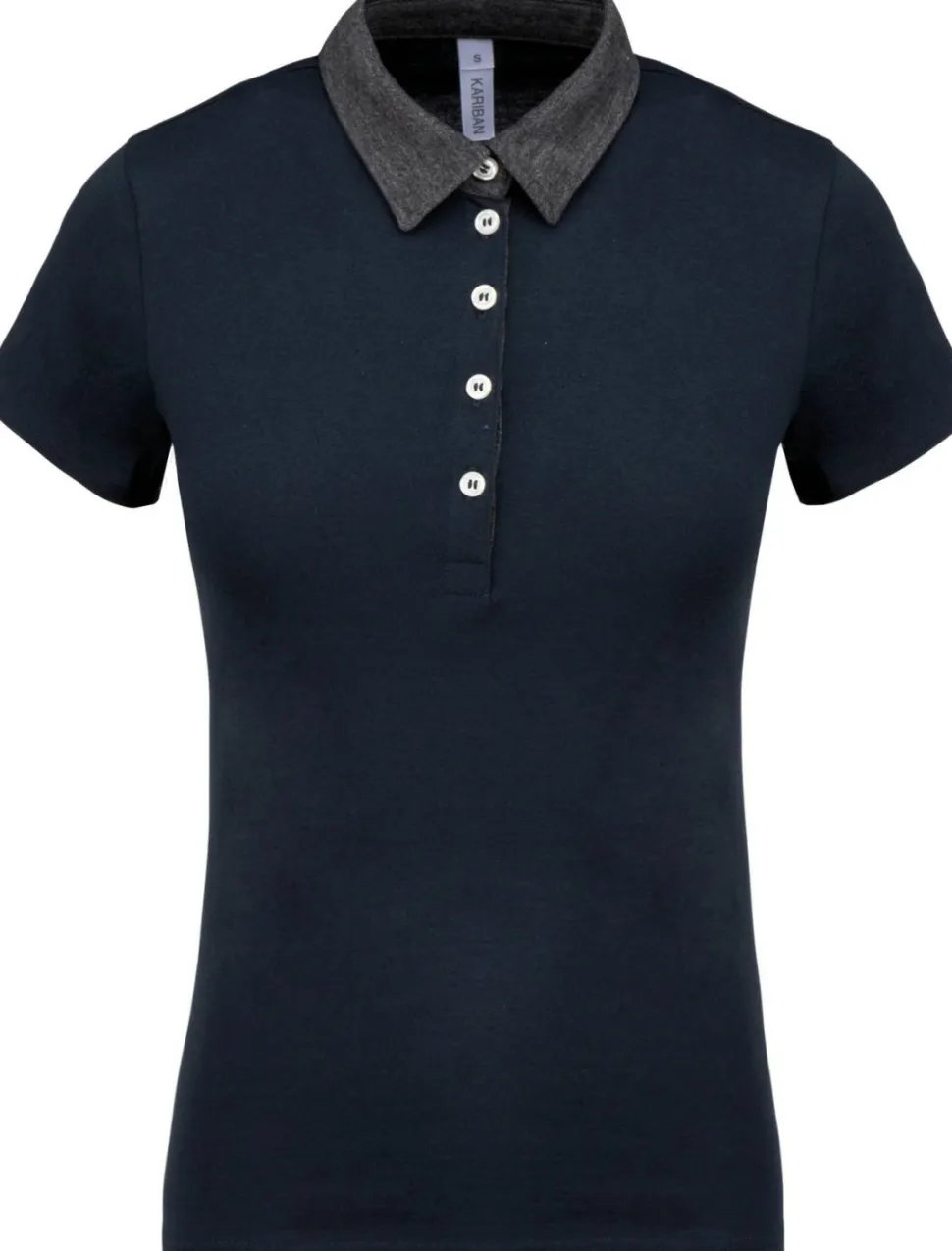 Kariban K261 - Polo jersey bicolore femme