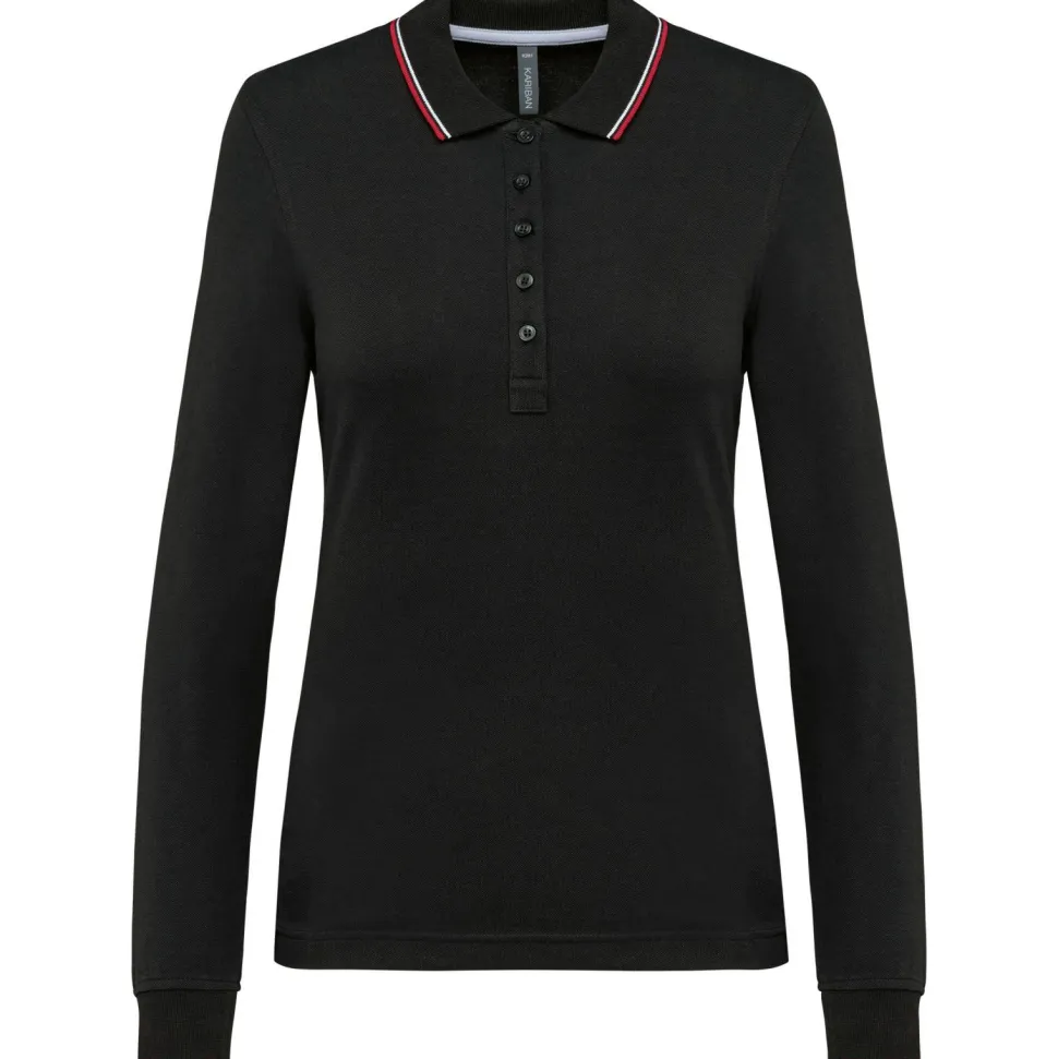 Kariban K281 - Polo maille piquée manches longues femme