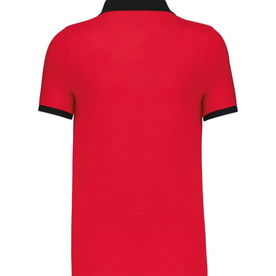 Kariban K258 - Polo piqué bicolore homme