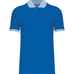 Kariban K258 - Polo piqué bicolore homme
