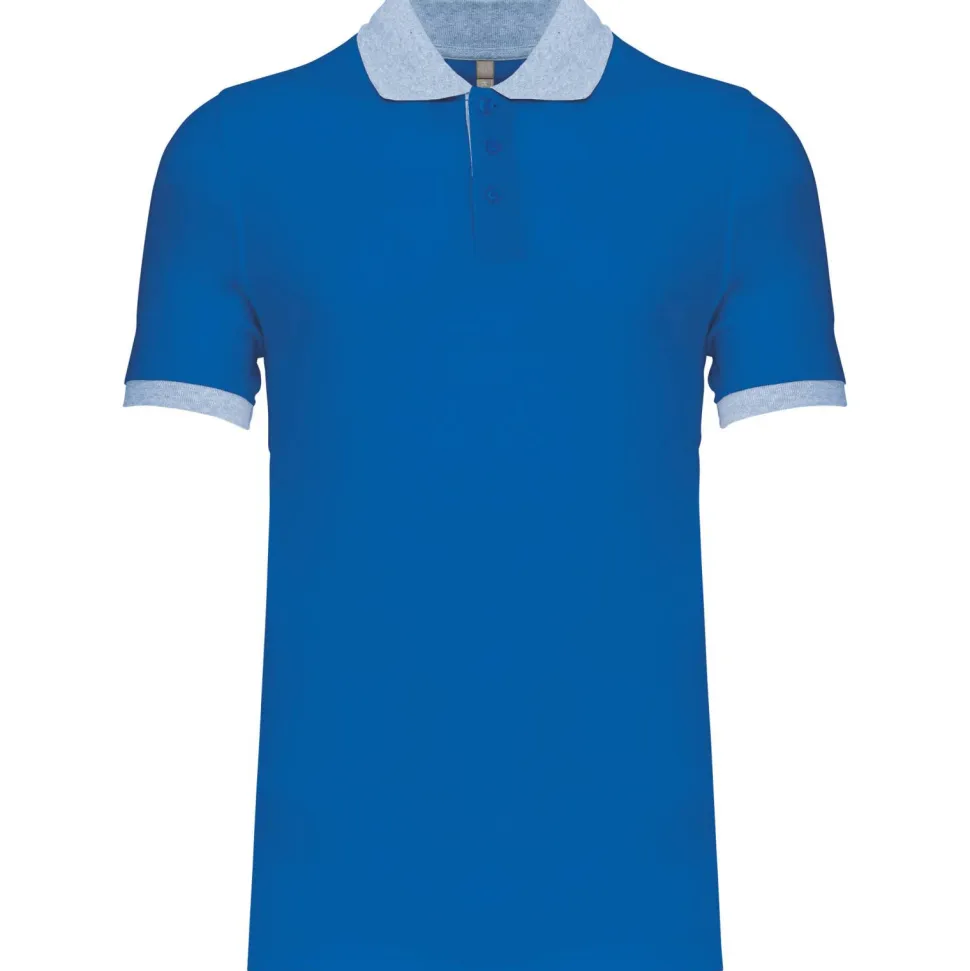 Kariban K258 - Polo piqué bicolore homme