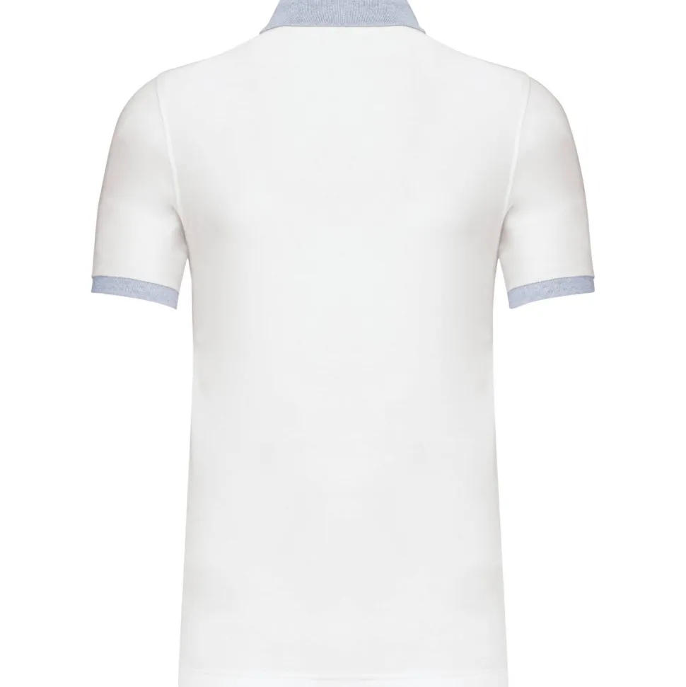Kariban K258 - Polo piqué bicolore homme