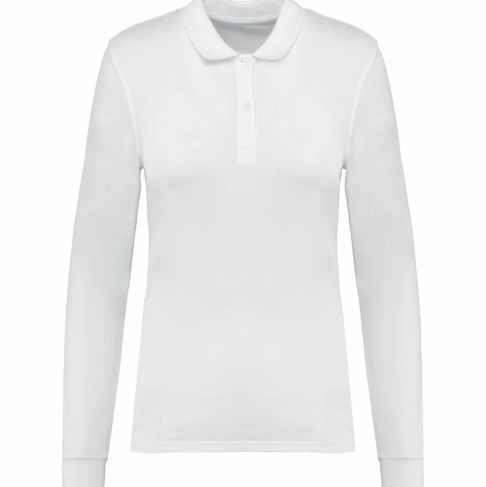 Kariban K2028 - Polo piqué manches longues Bio180 femme
