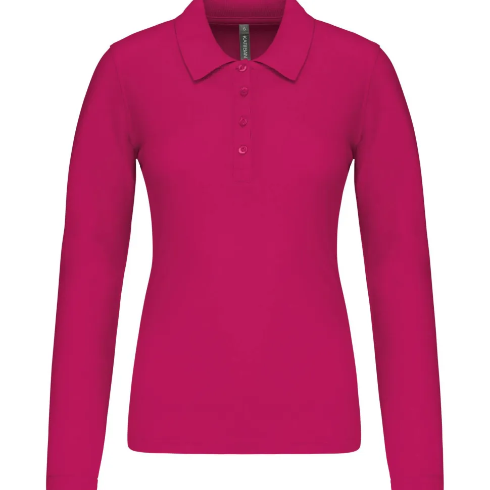 Kariban K257 - Polo piqué manches longues femme